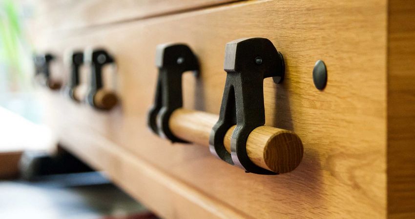 Detailaufnahme Sarggriffe